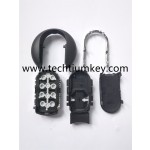 with words on back 4 button remote key shell for BMW Mini